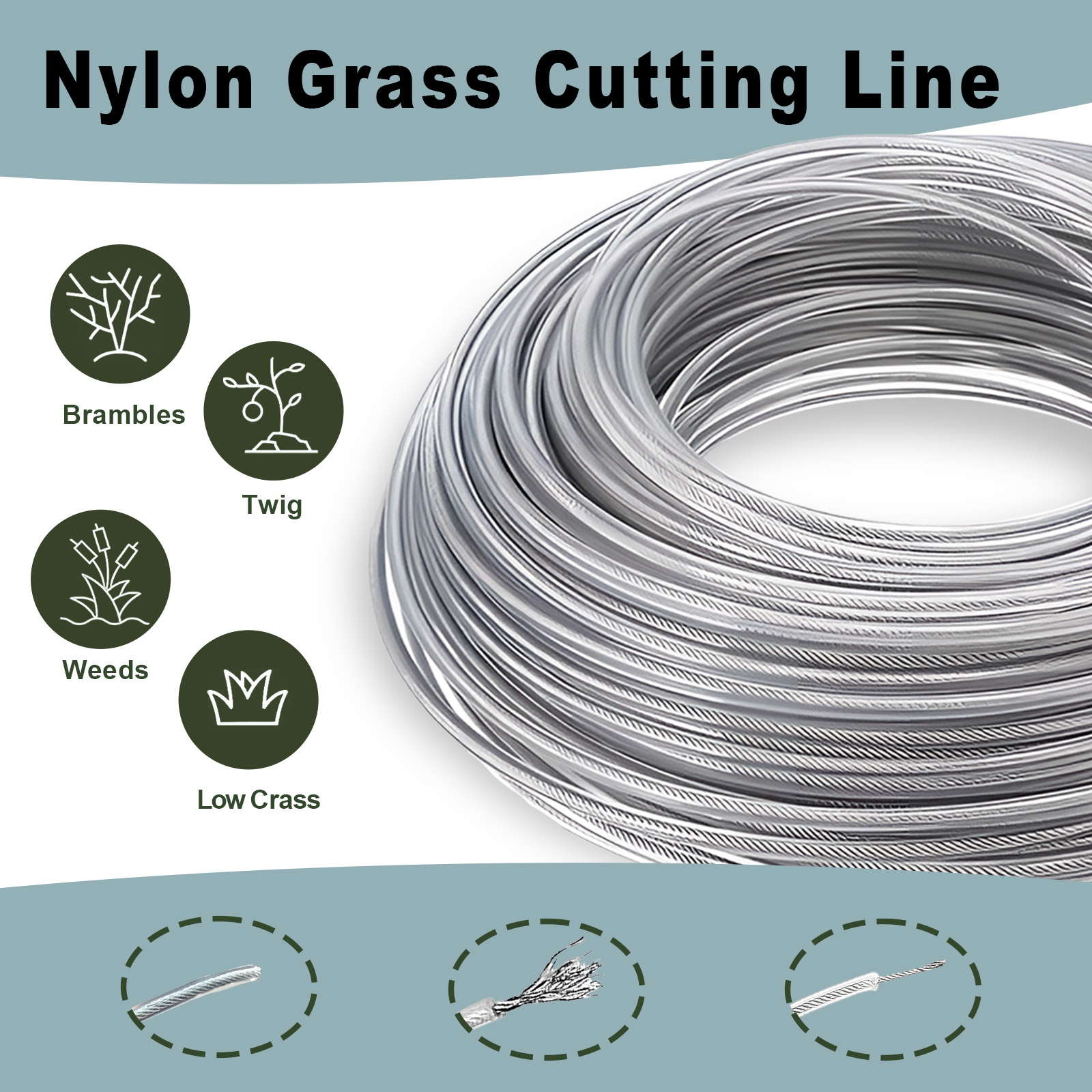 Senar Pemotong Rumput Baja/Nil - Urban Farming Kit ulasan dan harga